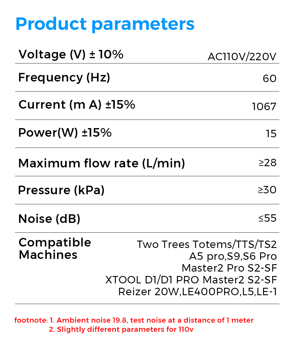 BREU-DirectTWOTREESreg-30L-Schwarze-Luftpumpe-fuumlr-Lasergravur-Lasergravurmaschine-passt-zu-Sculpf-2000836-8